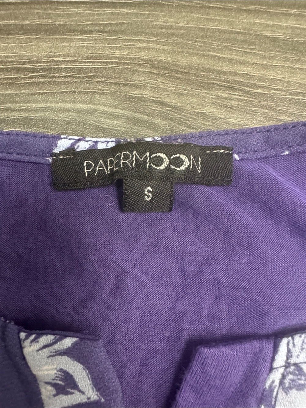 Papermoon Purple Floral Sleeveless Camisole Top - Picture 2 of 8